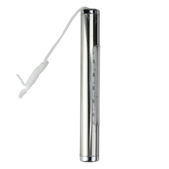 6.75" Silver Metallic Round Swimming Pool Thermometer with Cord By Northlight | Michaels®